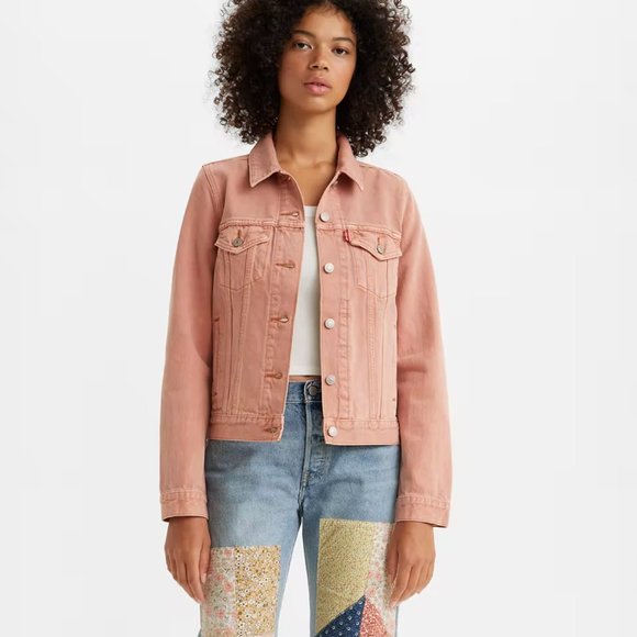 NWT Levi's Pink Trucker Jacket - S - Picture 2 of 7